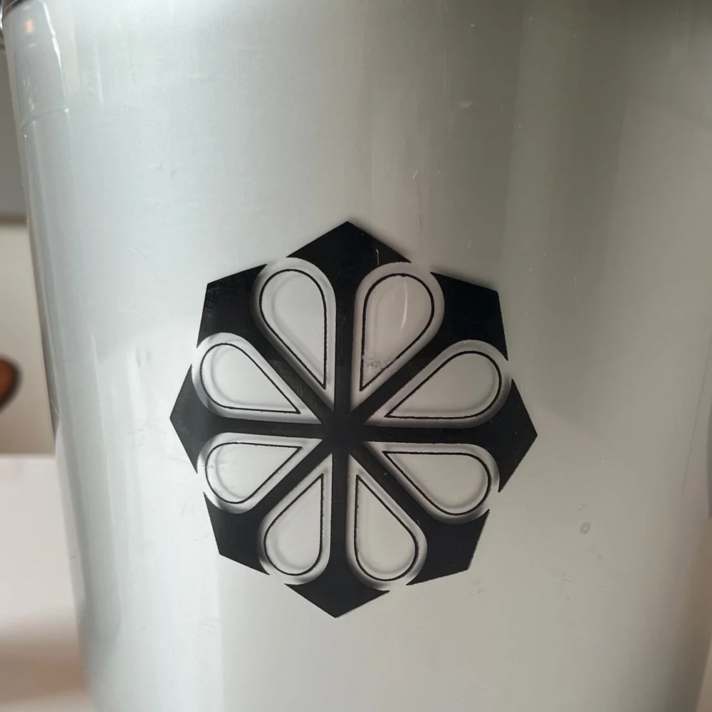 Retro Silver and Black Ice Bucket with Handle